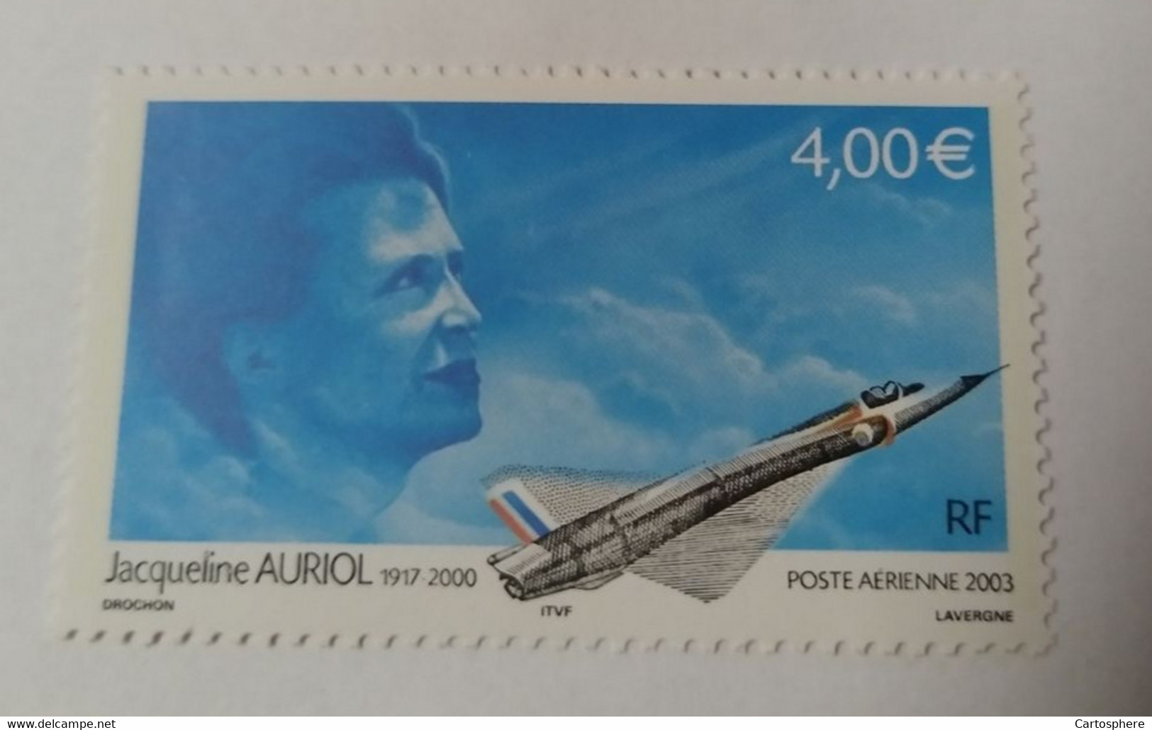 PA 66** Hommage à L'aviatrice Jacqueline Auriol (1917-2000) Année 2003 - 1960-.... Mint/hinged