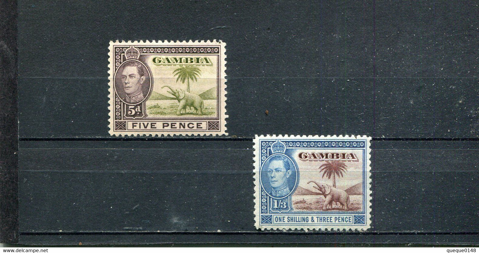 Gambie 1938-46 Yt 129 131A * - Gambia (...-1964)