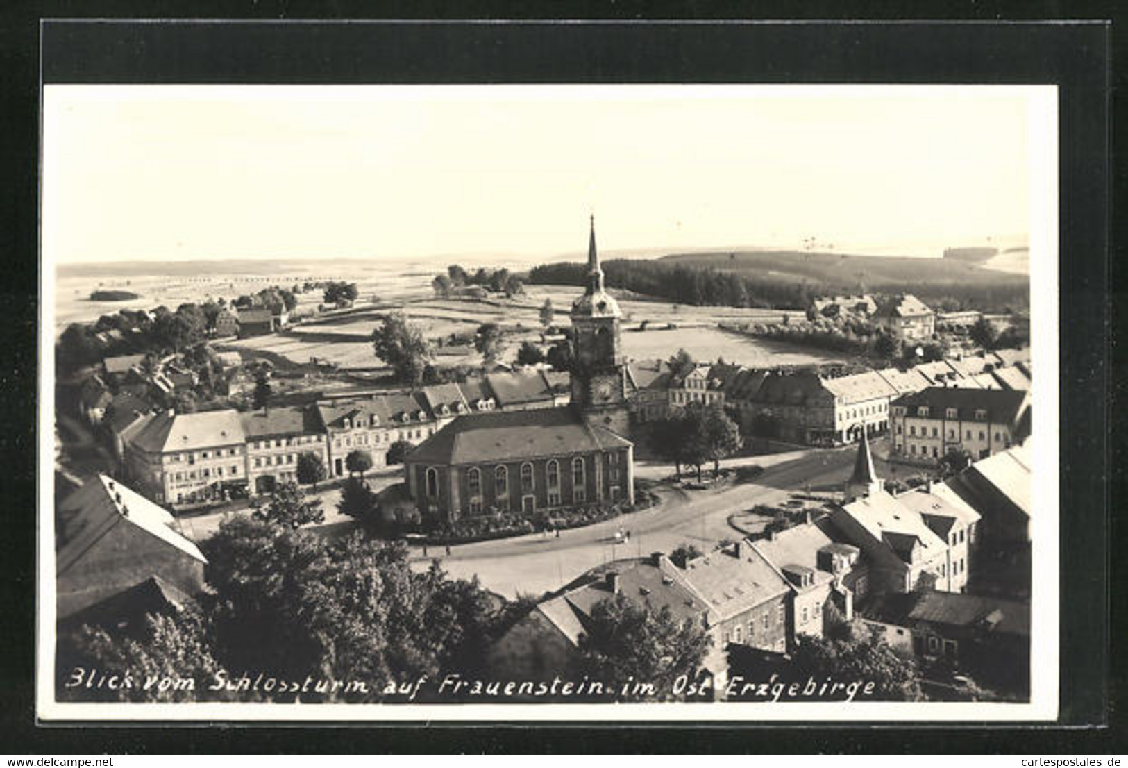 AK Frauenstein /Erzgeb., Ortsansicht Vom Schlossturm - Frauenstein (Erzgeb.)