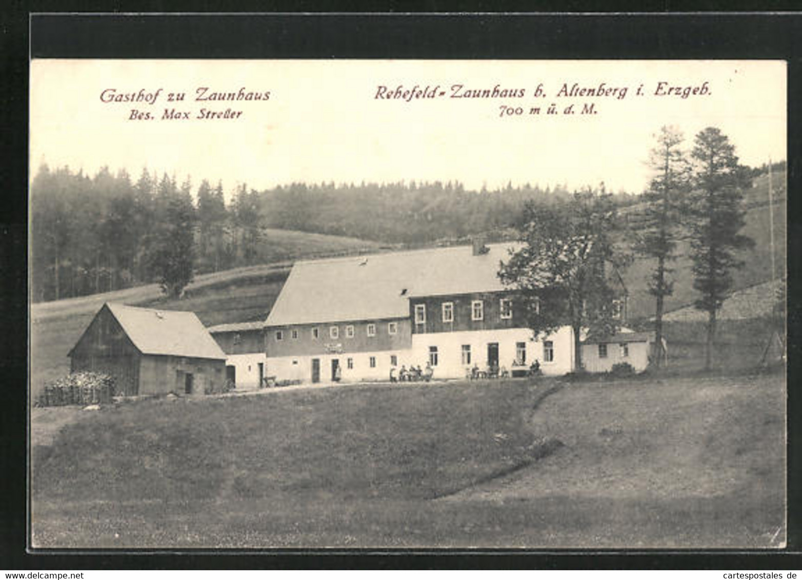 AK Rehefeld-Zaunhaus, Gasthof Von Max Streller - Rehefeld