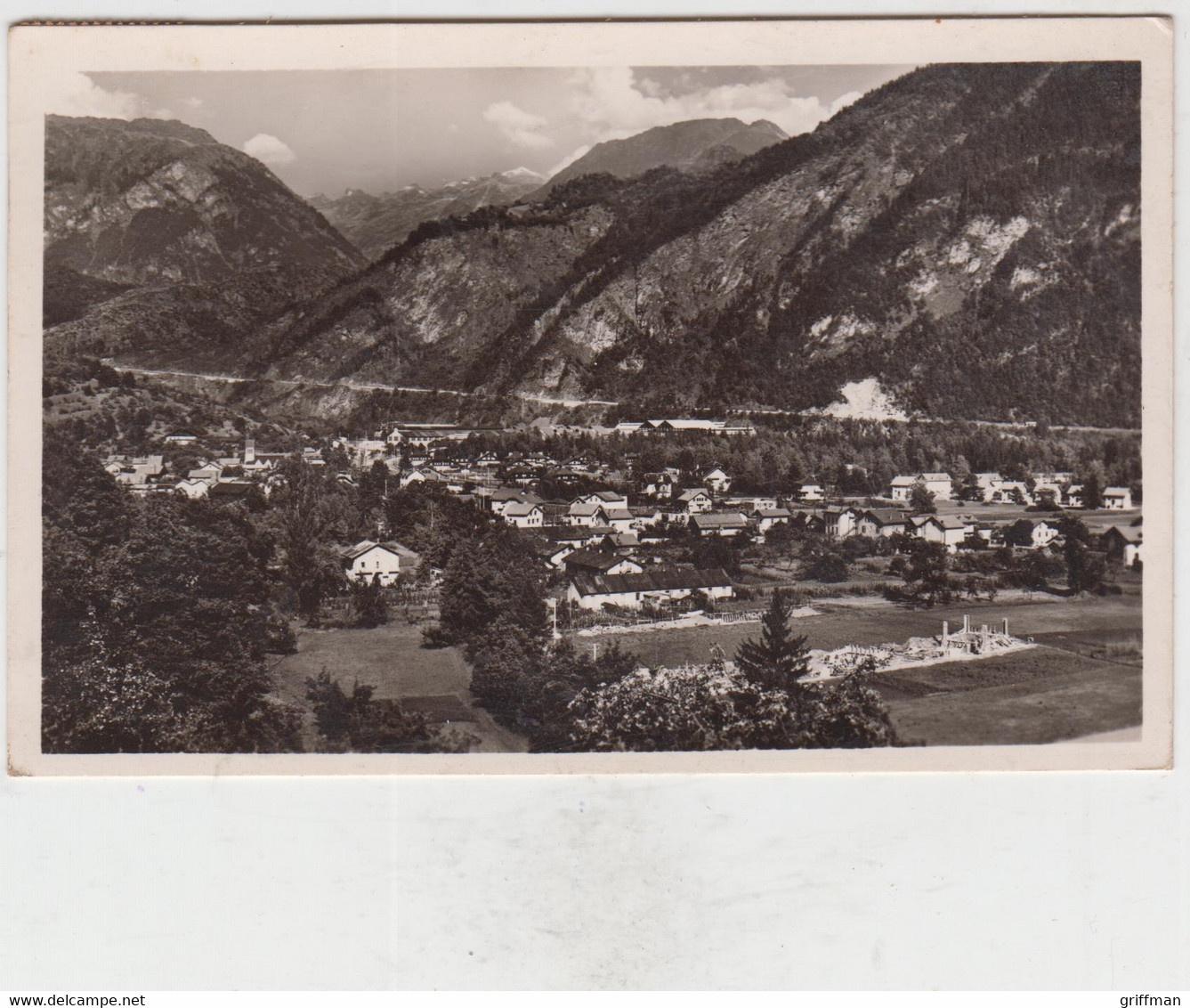 CHEDDE VUE GENERALE ROUTE DE CHAMONIX 1952 9X14 GM TBE - Other & Unclassified