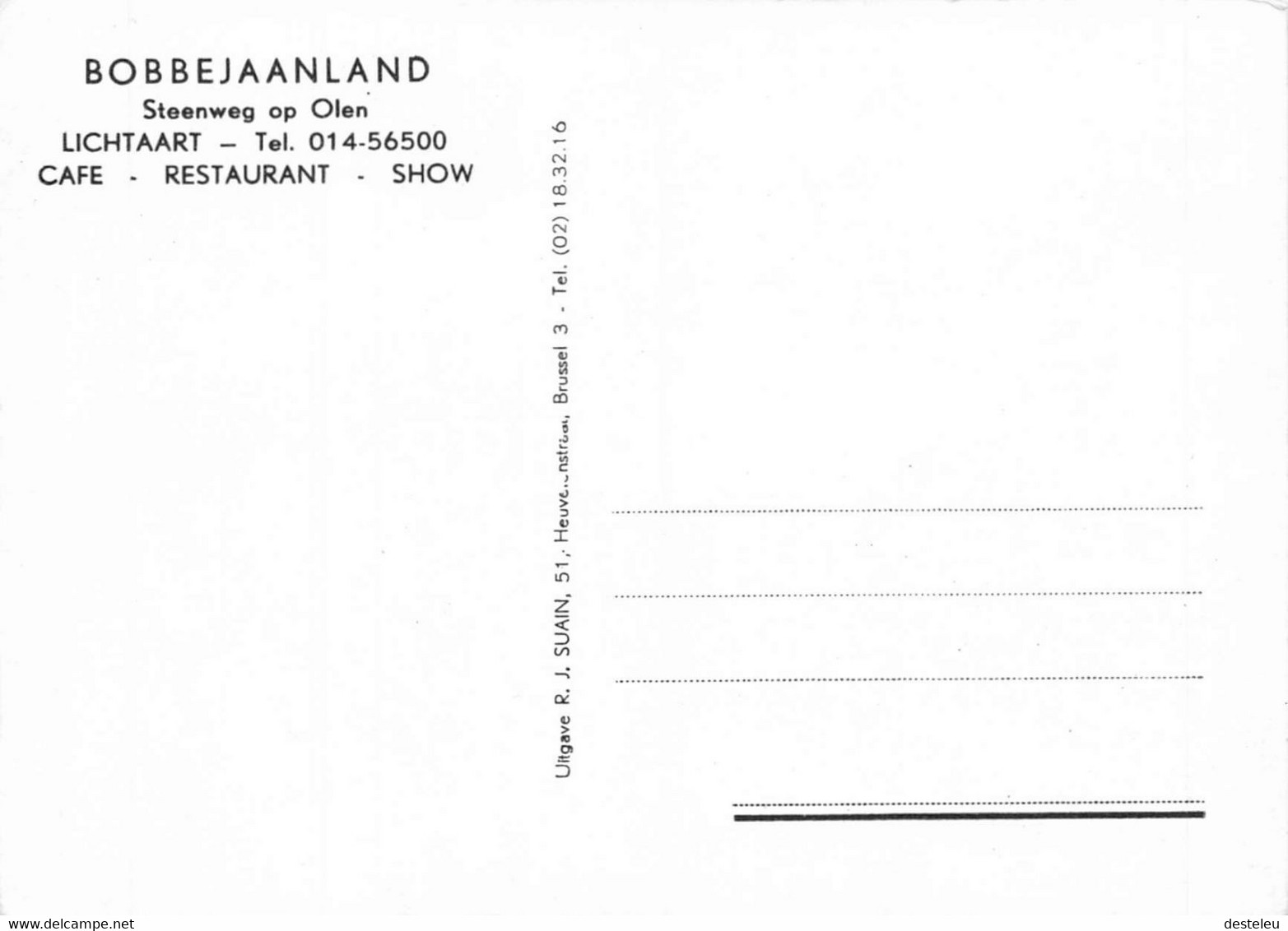 Bobbejaanland Steenweg Op Olen @  Lichtaart Kasterlee - Kasterlee