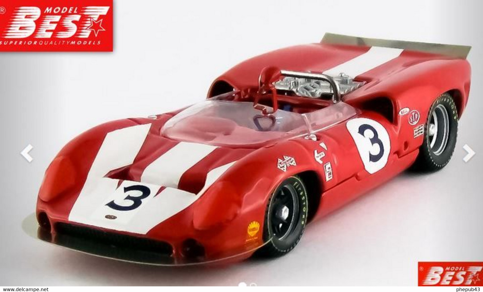 Lola T70 MK.2 - John Surtees - 1st Can-Am St. Jovite 1966 #3 - Best Model - Best Model