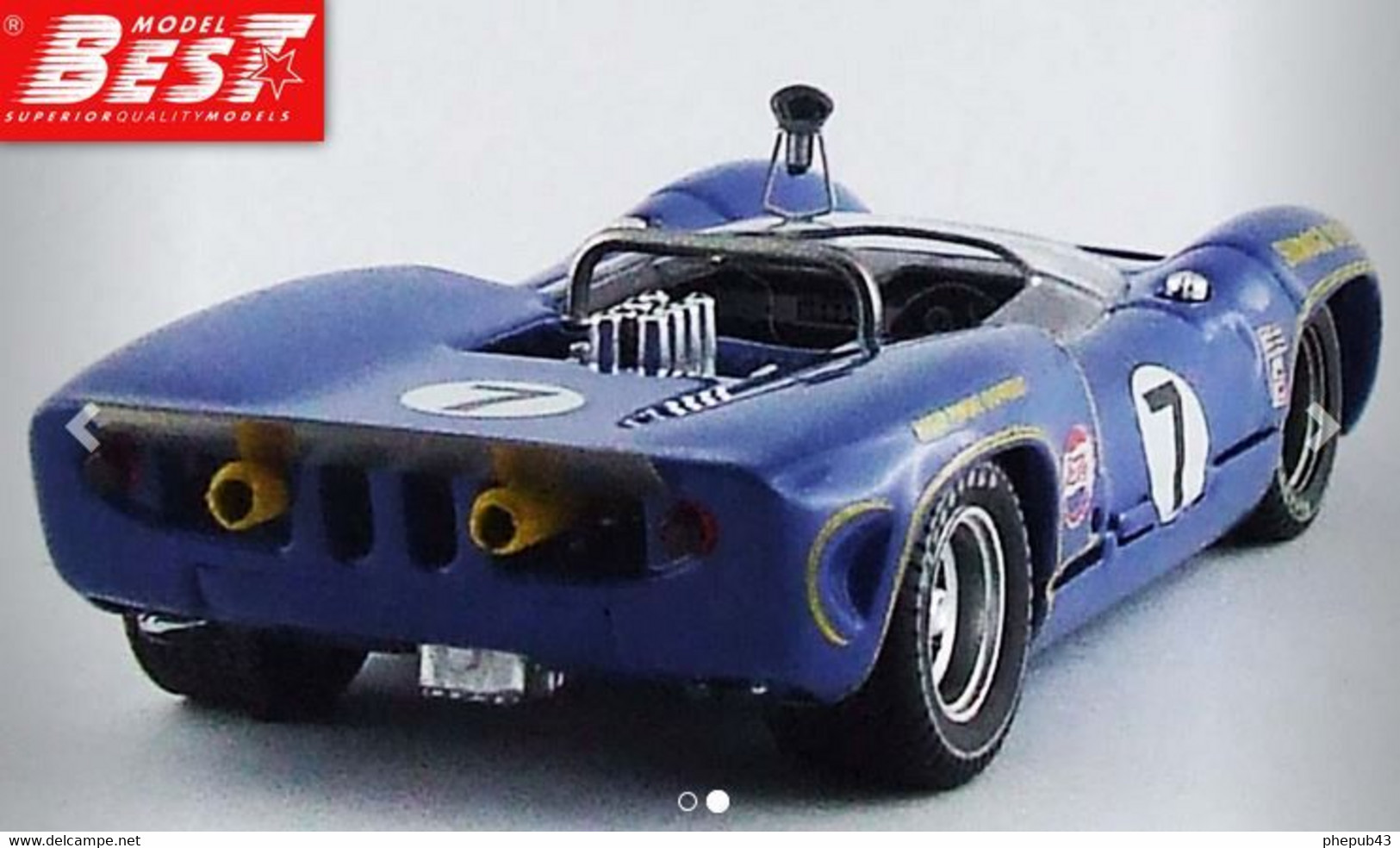 Lola T70 Spyder - Bleu - M. Donohue - Nassau 1966 #7 - Best Model - Best Model