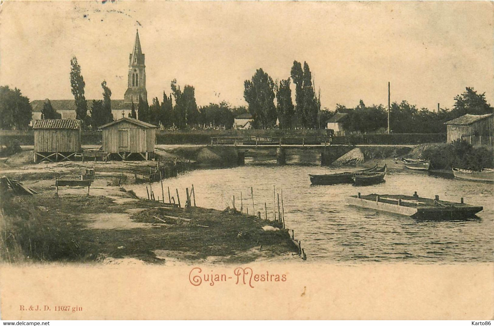 Gujan Mestras * Une Vue De La Commune * Bateau - Gujan-Mestras