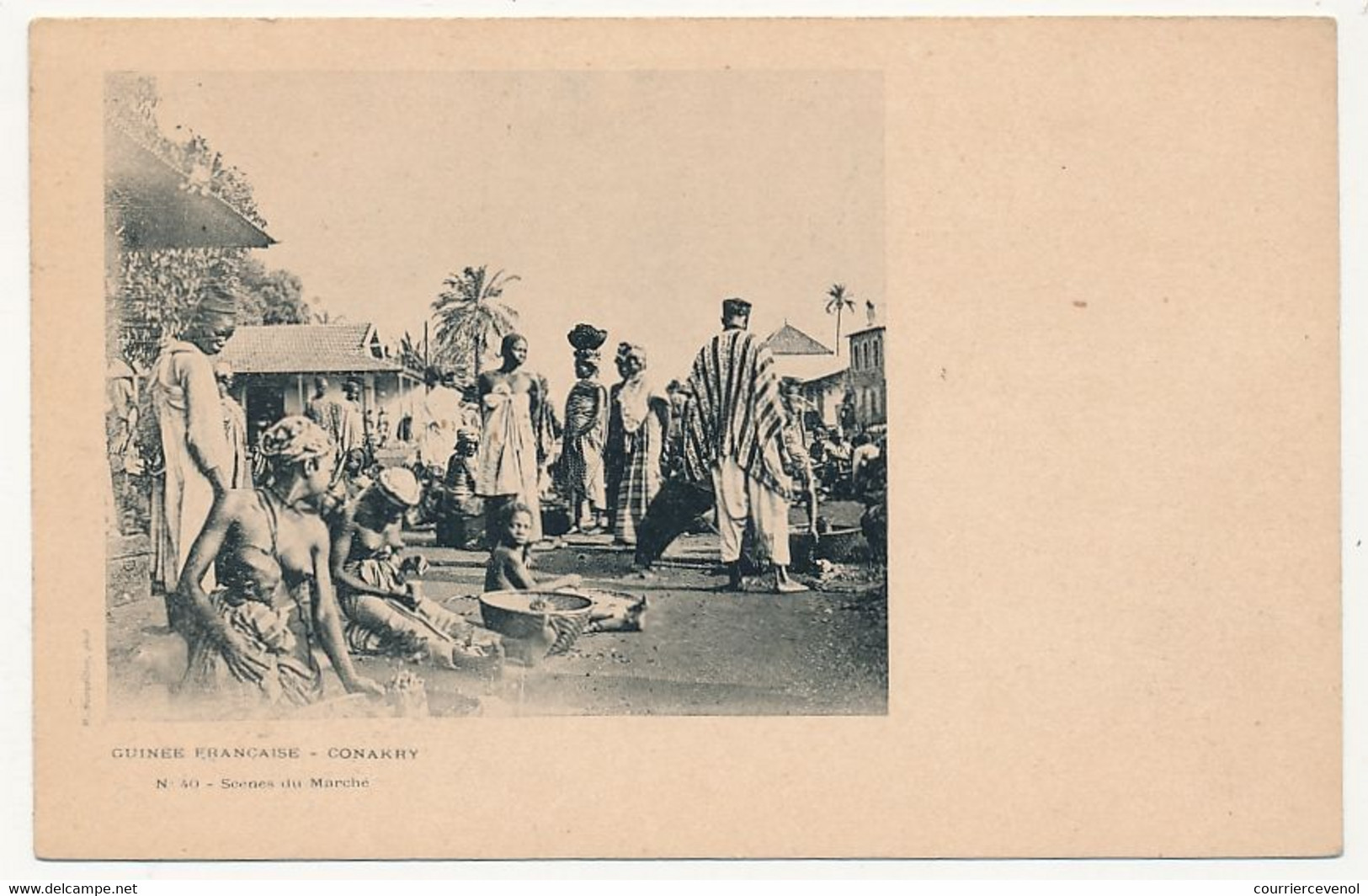 CPA - GUINÉE - Conakry - Scènes Du Marché - Guinea Francesa