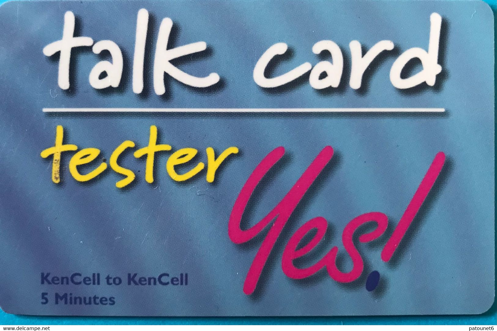 KENYA  -   Prepaid  - Tal Card - Yes - Tester - 5 Minutes - Kenya