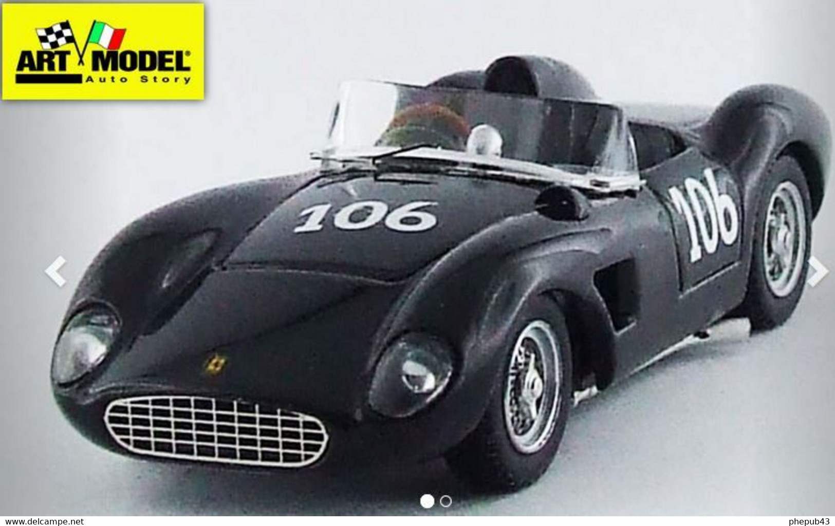 Ferrari 500 TRC - A. Markelson - Nassau 1959 #106 - Art Model - Art Model