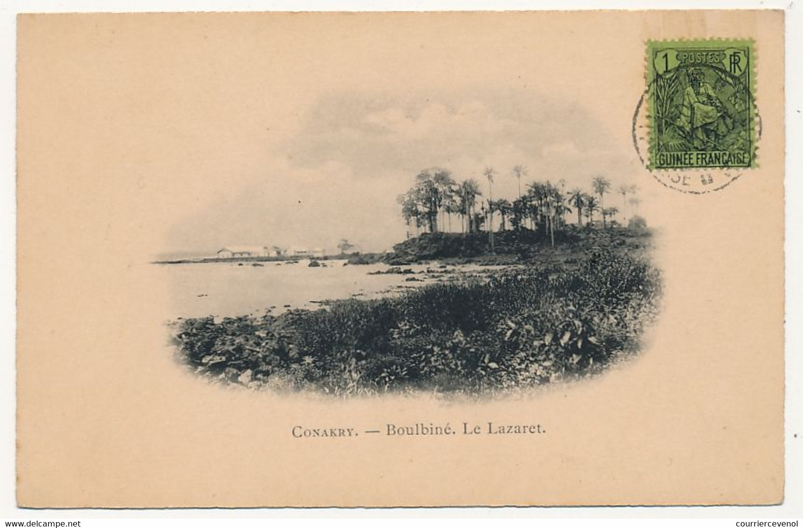 CPA - GUINÉE - Conakry - Boulbiné - Le Lazaret - Französisch-Guinea