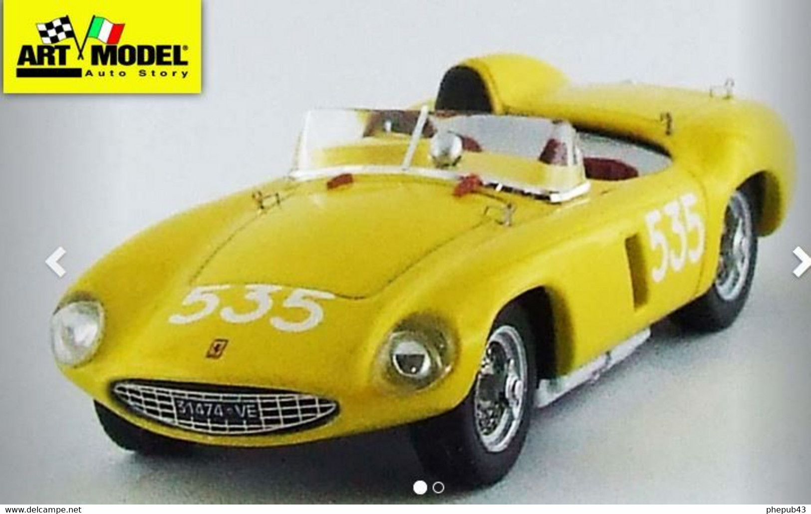 Ferrari 500 Mondial - G. Casarotto - Milli Miglia 1956 #535 - Art Model - Art Model