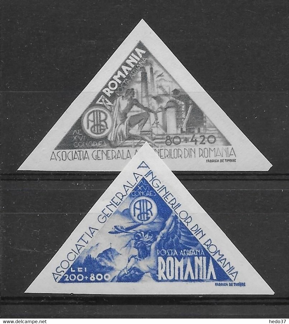 Roumanie Poste Aérienne N°32/33 - Neuf ** Sans Charnière - TB - Unused Stamps