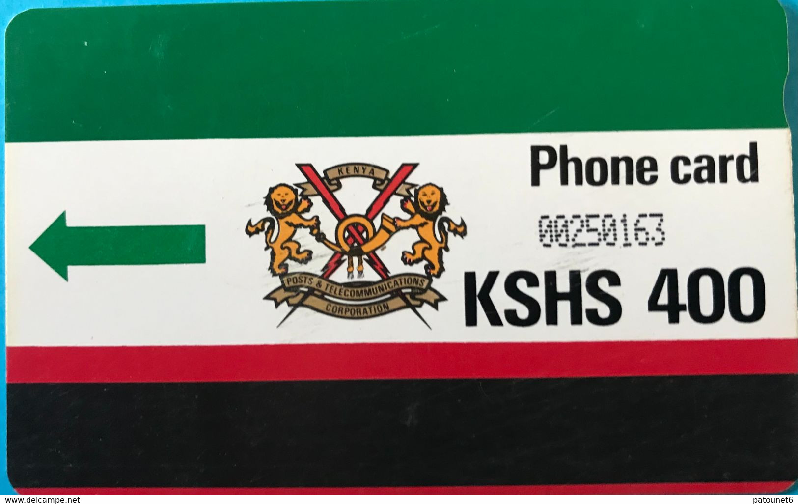 KENYA  -  Phonecard - KSHS 400 - Kenya