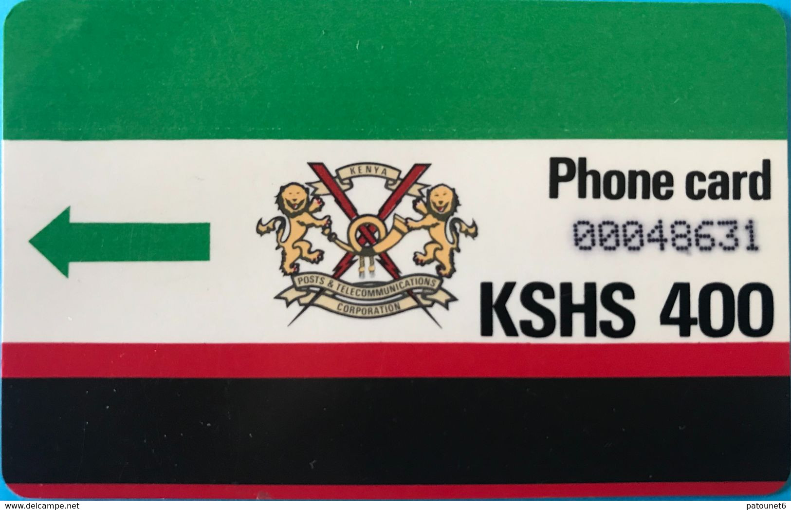 KENYA  -  Phonecard - KSHS 400 - Kenya