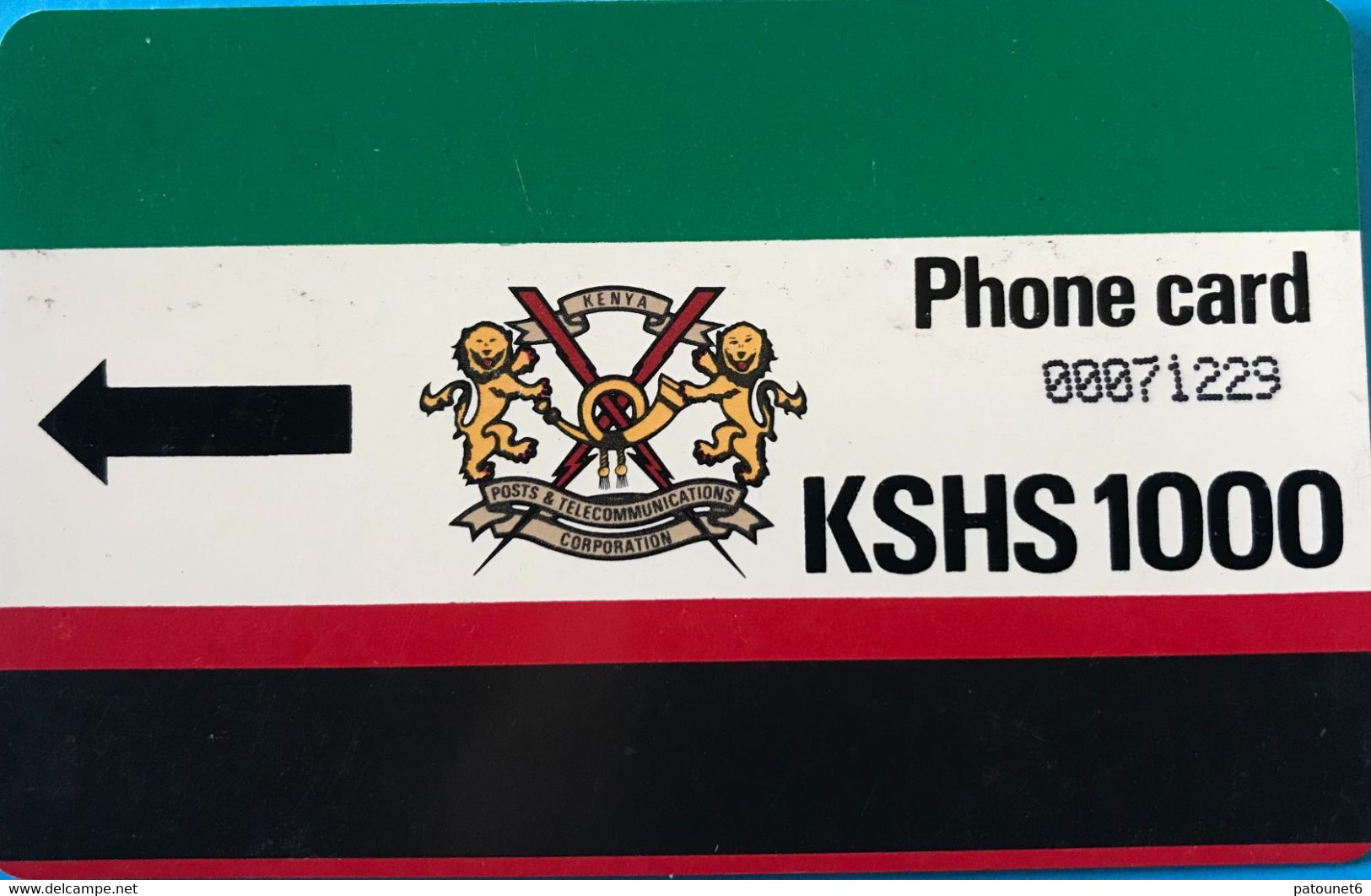 KENYA  -  Phonecard - KSHS 1000 - Kenia