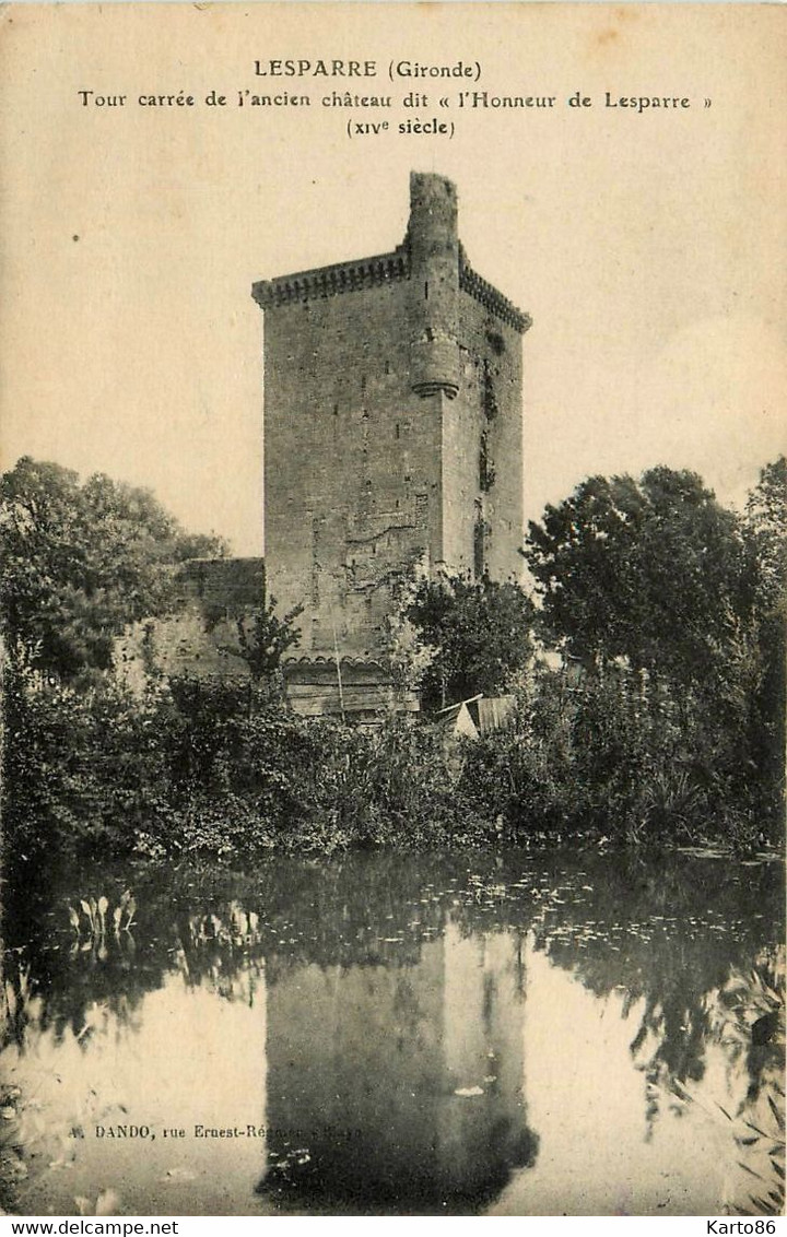 Lesparre * Vue Sur La Tour Carré De L'ancien Château - Lesparre Medoc