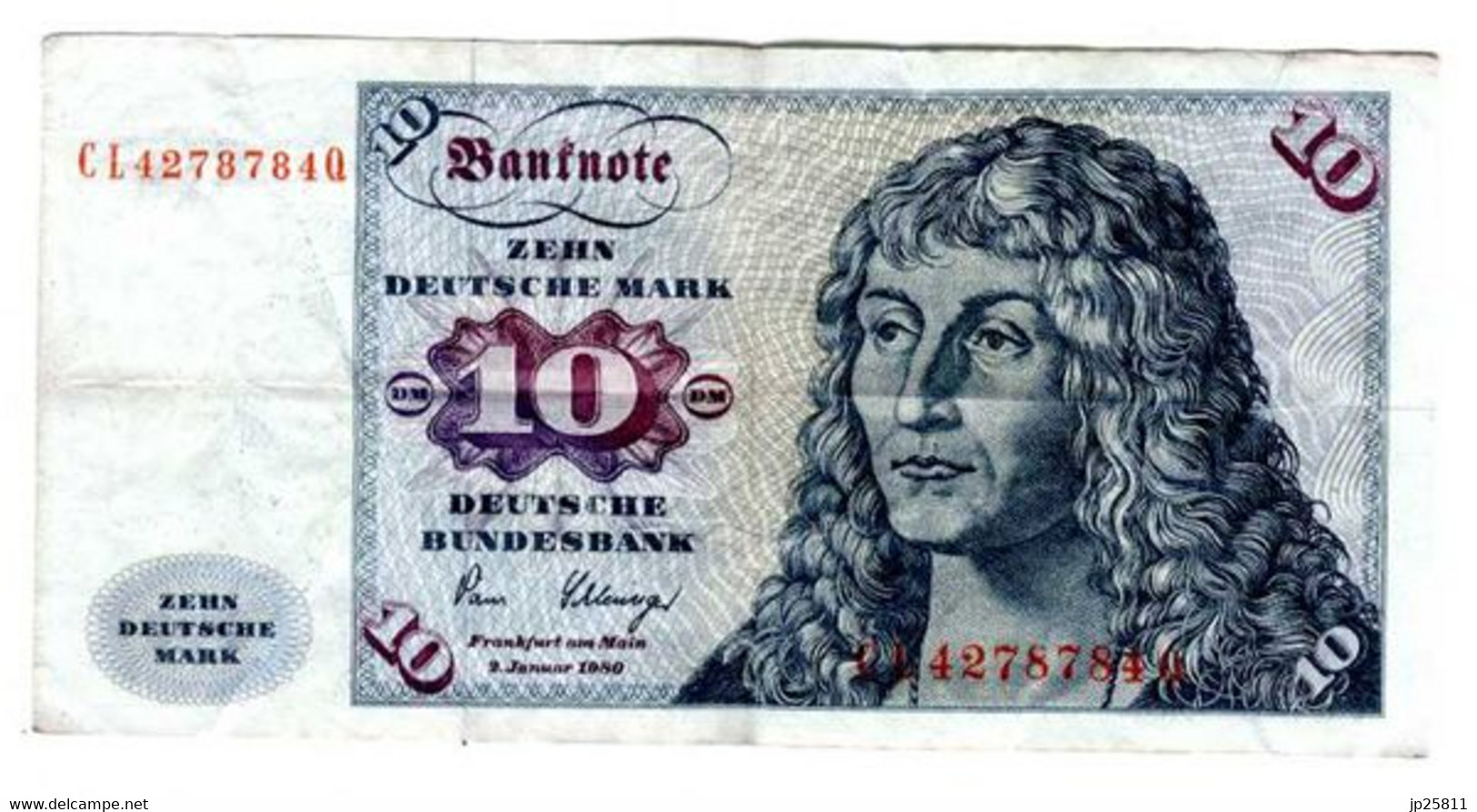 Duitsland Germany 10 Mark 1980 - 10 Deutsche Mark