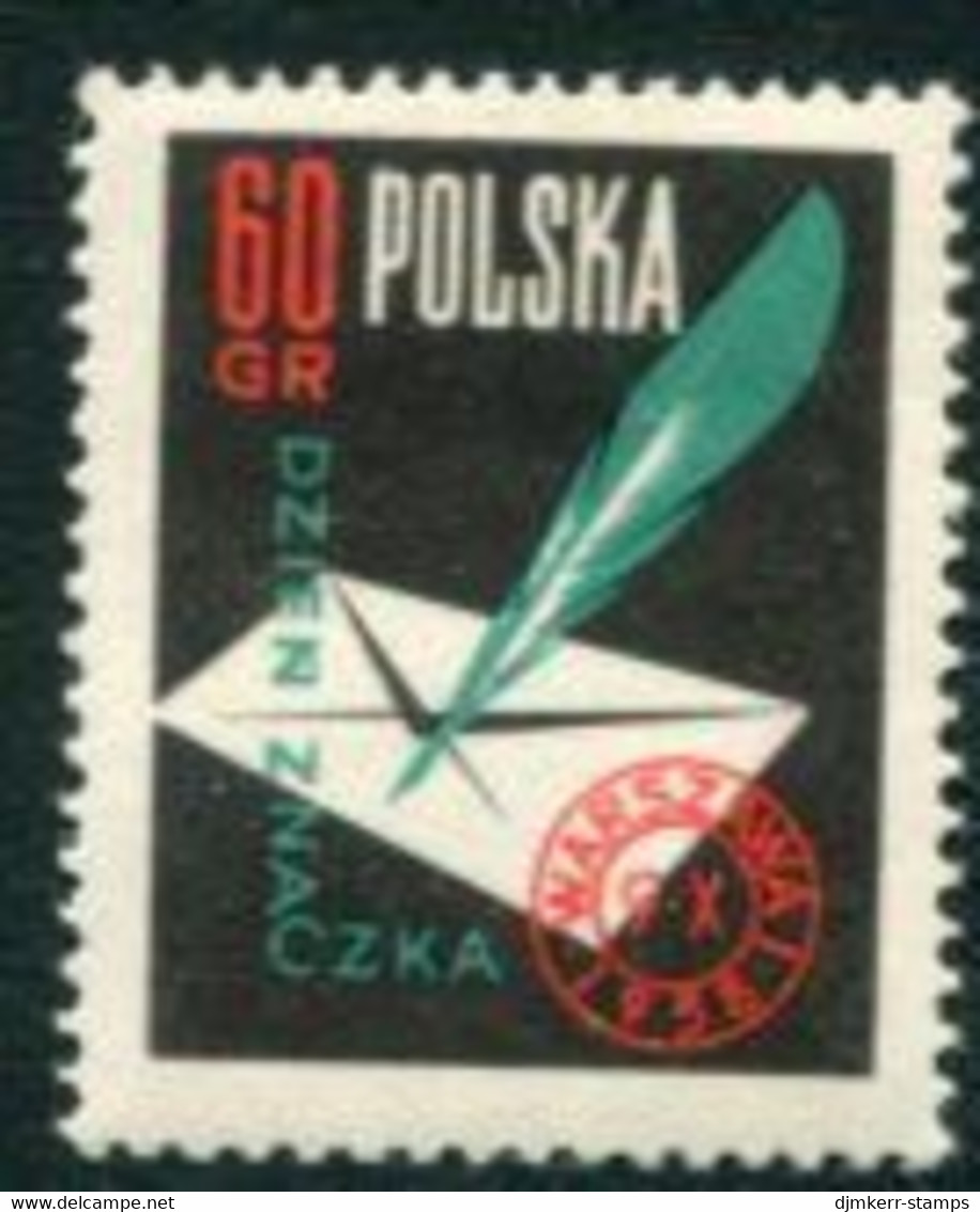 POLAND 1958 Stamp Day  MNH / **.  Michel 1068 - Nuovi