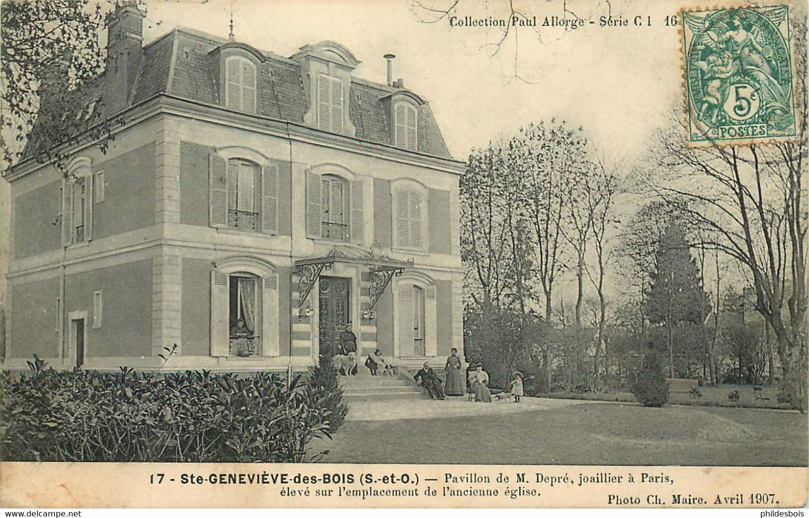 ESSONNE  SAINTE GENEVIEVE DES BOIS  Pavillon De Mr DEPRE Joallier A Paris - Sainte Genevieve Des Bois