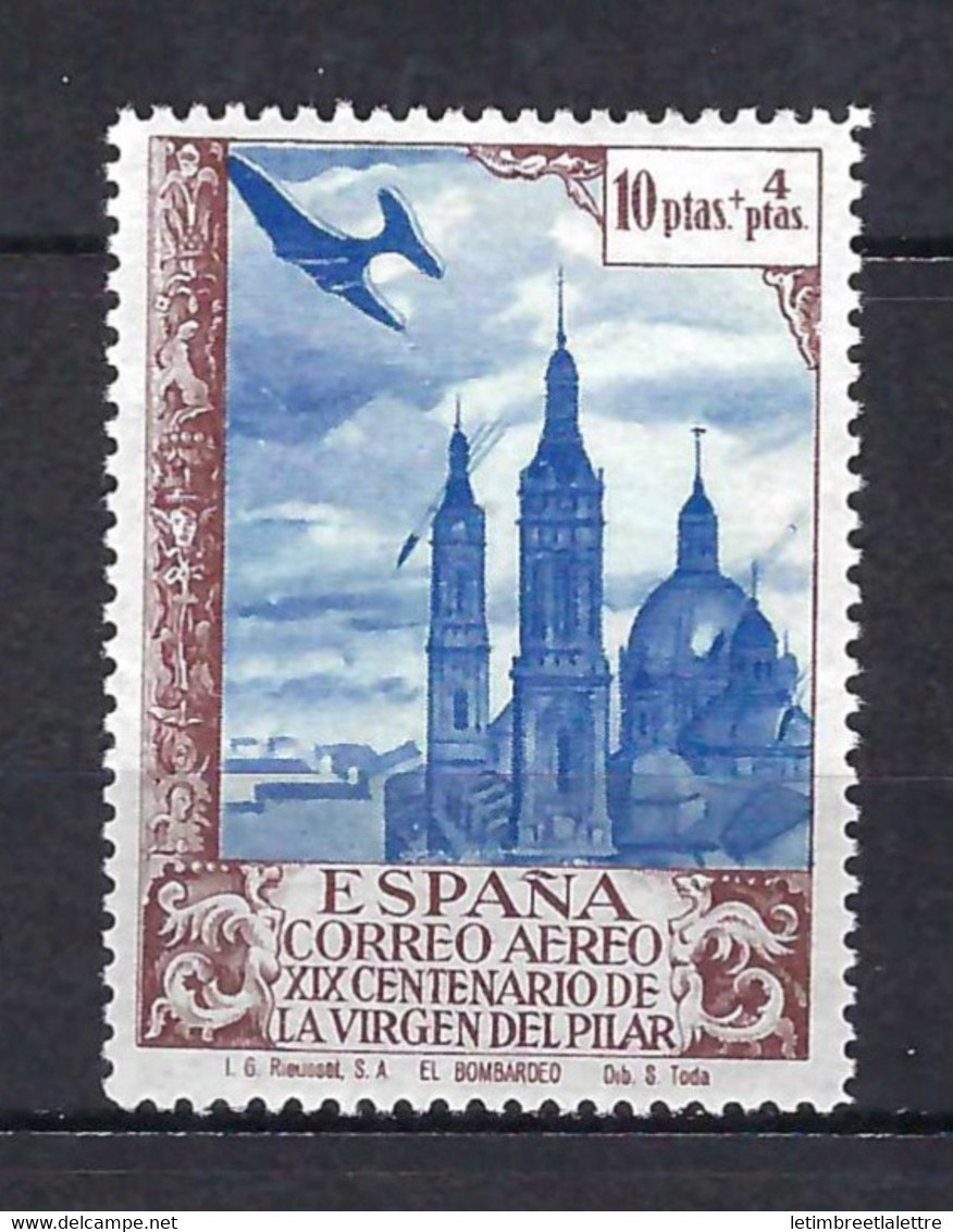 ⭐ Espagne - Poste Aérienne - YT N° 211 ** - Neuf Sans Charnière - 1940 ⭐ - Nuevos