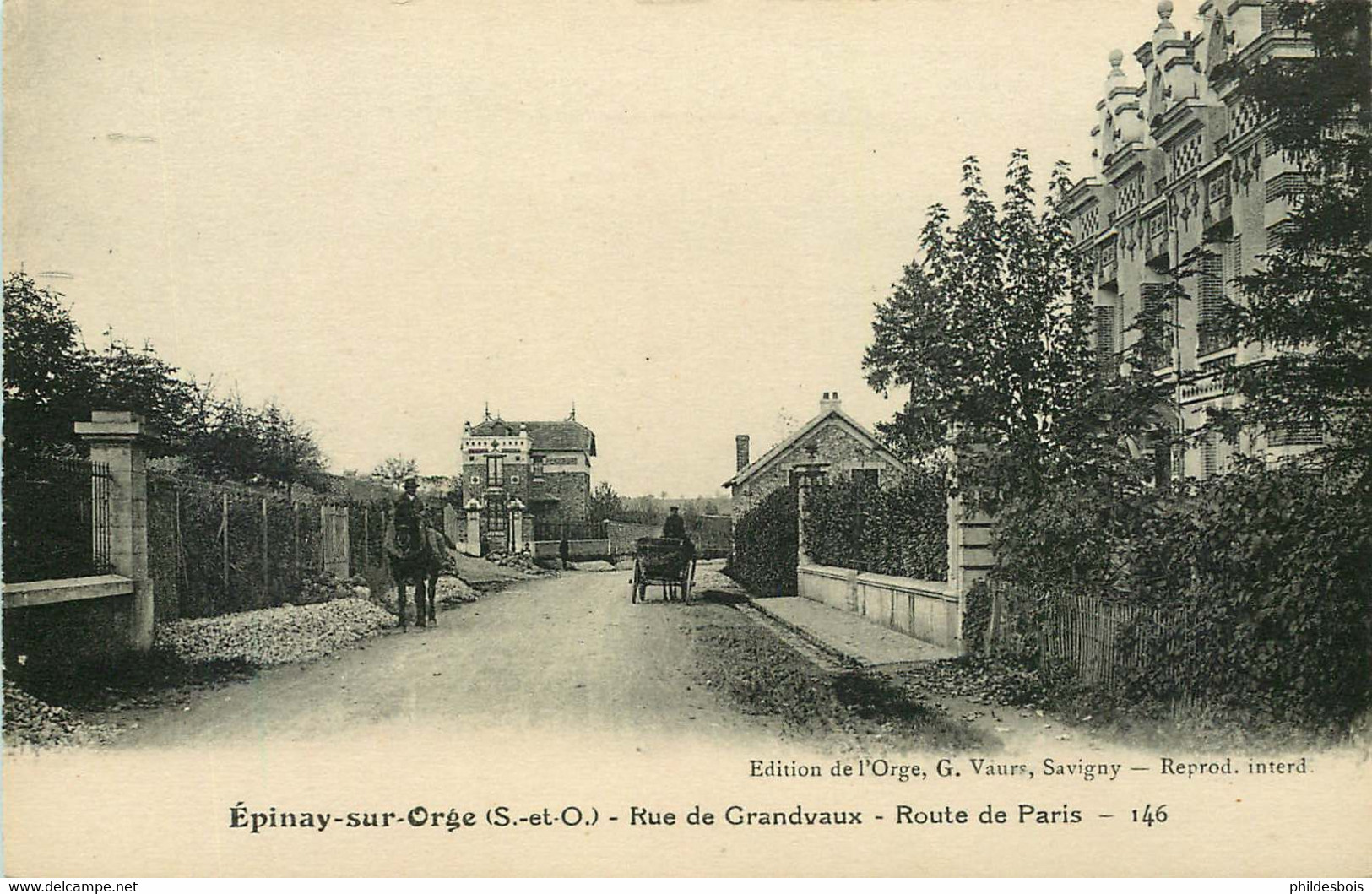 ESSONNE  EPINAY SUR ORGE Rue De Grandvaux - Route De Paris - Epinay-sur-Orge