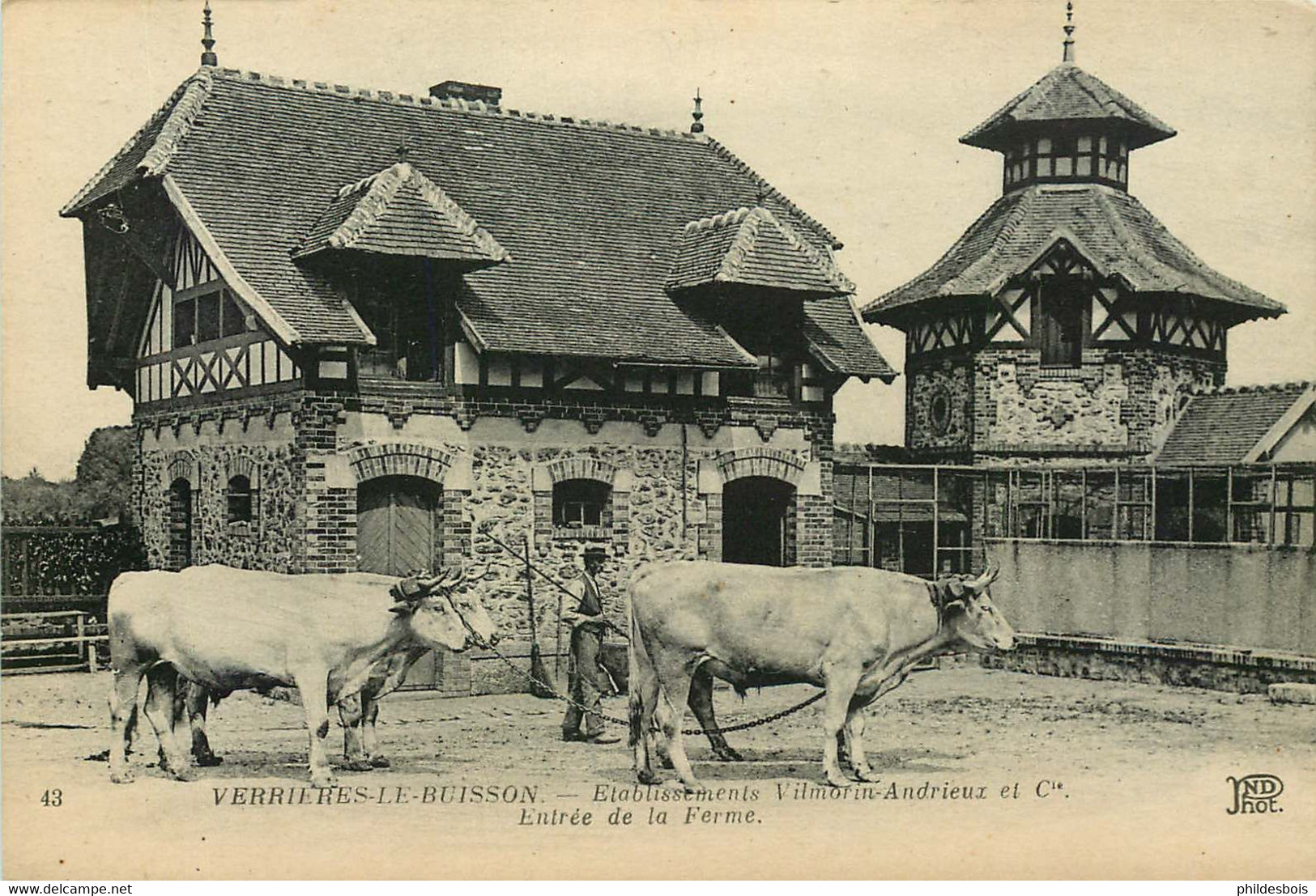 ESSONNE  VERRIERES LE BUISSON Etablissements Vilmorin Andrieux Et Cie  ENTRÉE DE LA FERME - Verrieres Le Buisson