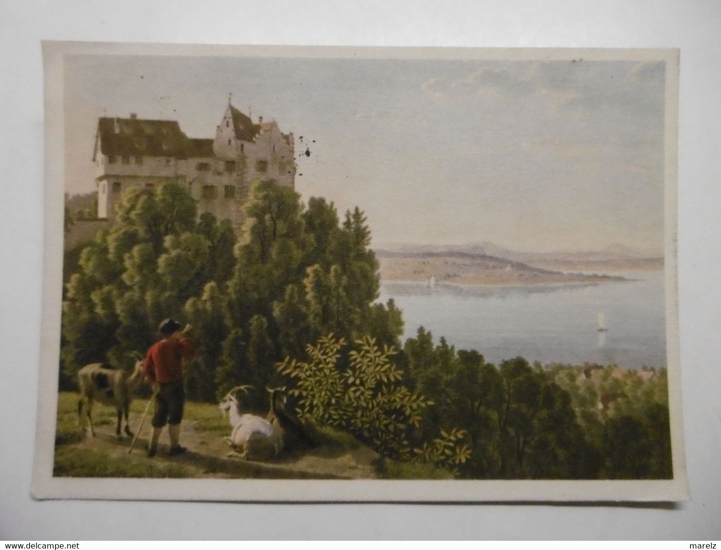 Schloss SALENSTEIN Aus Einer Unveröffentlichten Aquarell - Château De SALENSTEIN D'une Collection D'Aquarelles Inédites - Salenstein