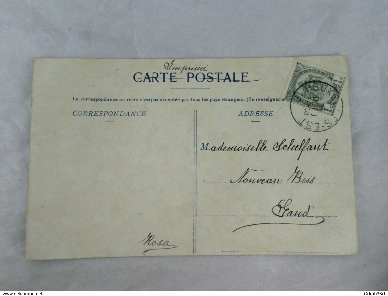 Helmet - Pensionnat De La Sainte-Famille - Postkaart - Schaerbeek - Schaarbeek
