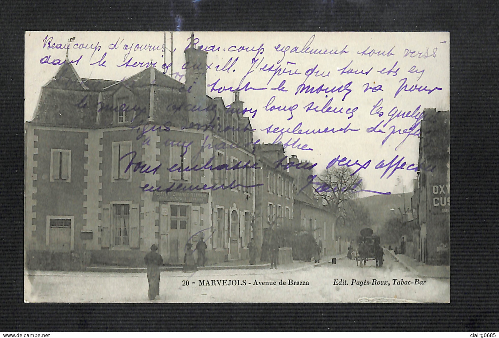 48 - MARVEJOLS - Avenue De Brazza - 1913 - Marvejols