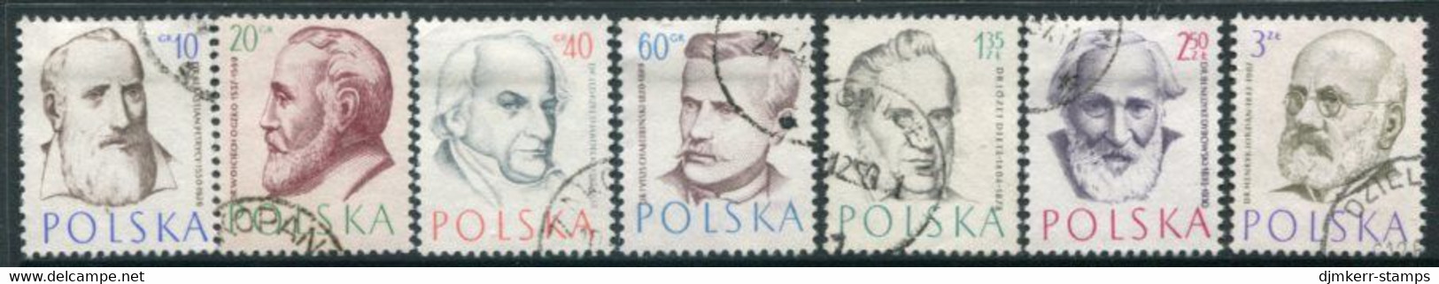 POLAND 1957 Doctors Used.  Michel 1008-14 - Usados