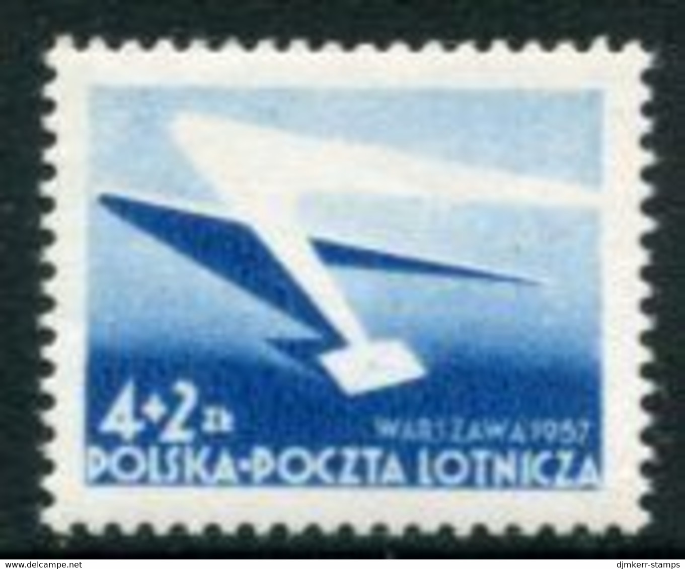 POLAND 1957 National Stamp Exhibition MNH / **.  Michel 1004 - Nuevos