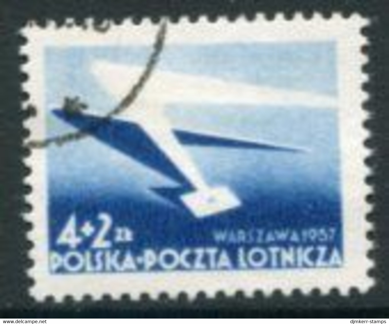 POLAND 1957 National Stamp Exhibition Used.  Michel 1004 - Usati