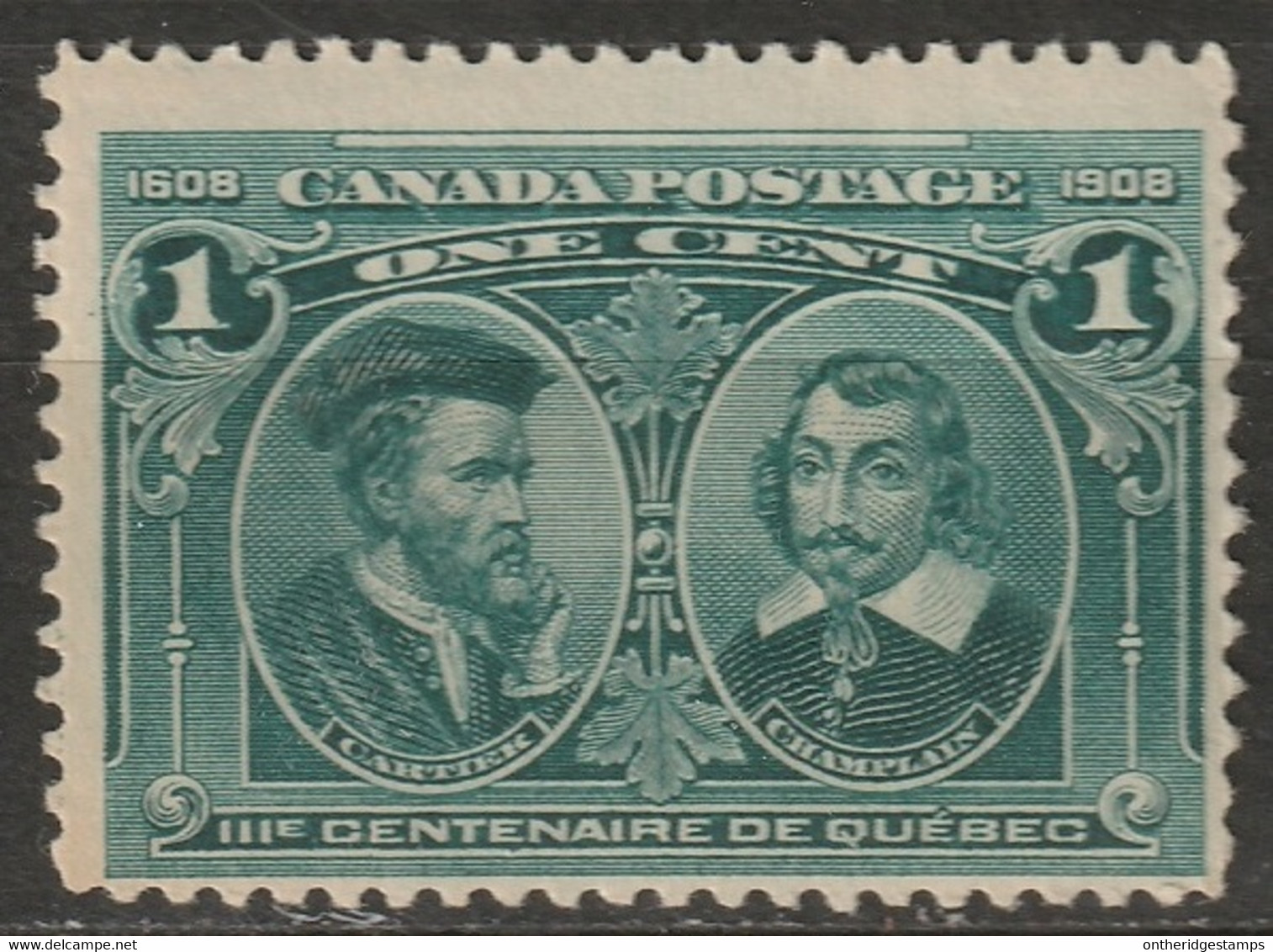 Canada 1908 Sc 97  MNH** Toning - Ungebraucht