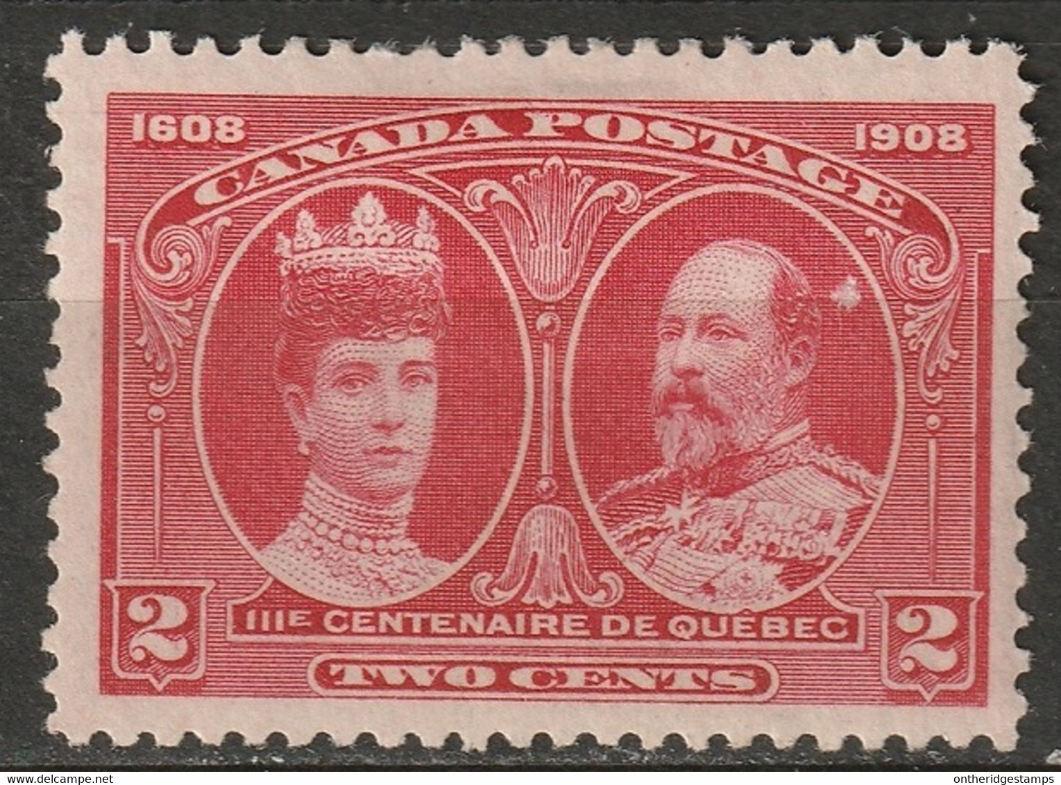 Canada 1908 Sc 98  MH* - Neufs