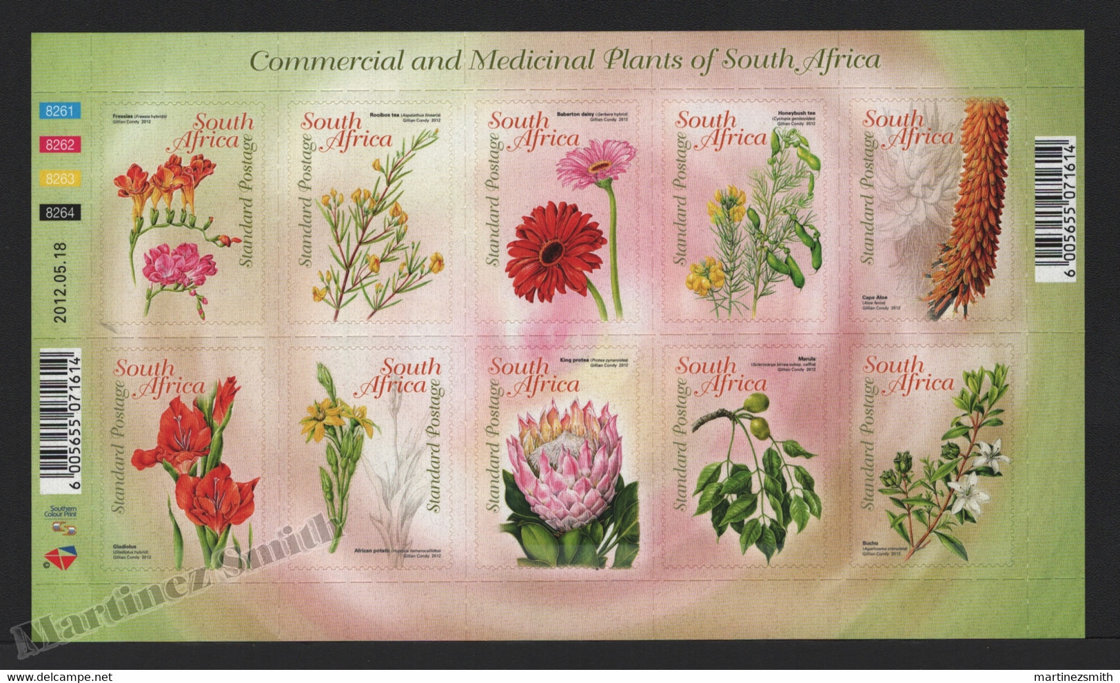 Afrique Du Sud - South Africa 2012 Yvert 1669-78, Flora, Commercial & Medicinal Plants - MNH - Neufs