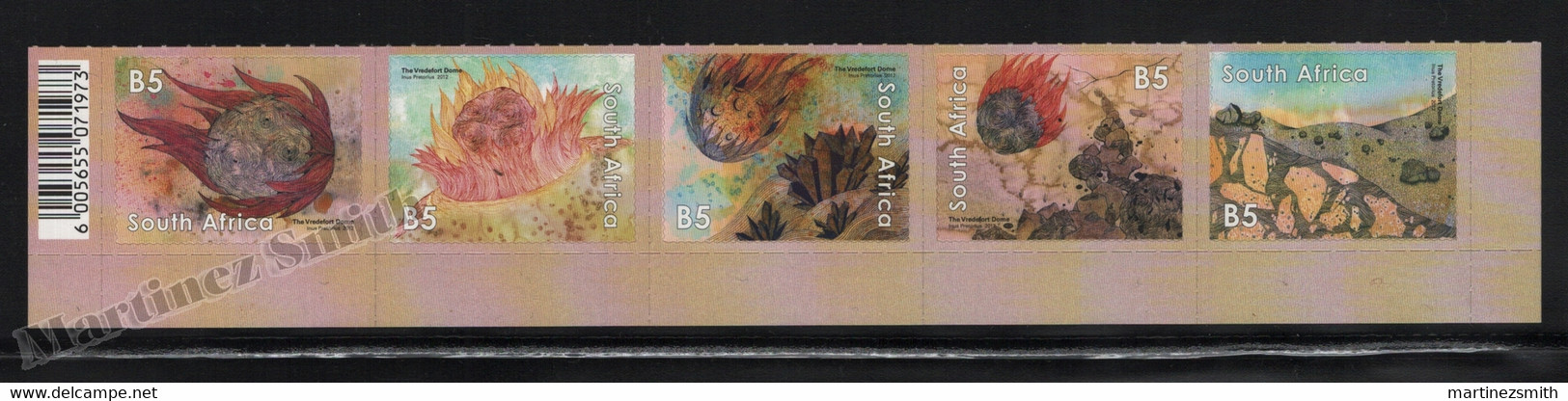 Afrique Du Sud - South Africa 2012 Yvert 1690-94, The Vredefort Dome - Adhesive Full Strip - MNH - Nuovi