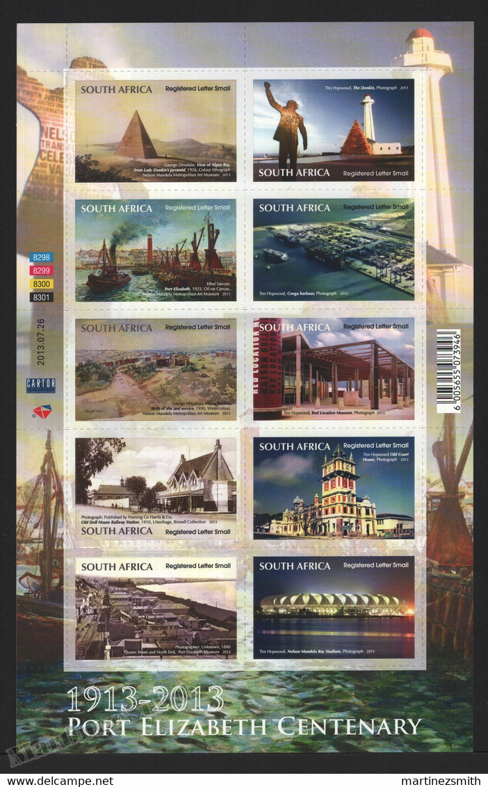 Afrique Du Sud - South Africa 2013 Yvert 1735-44, Port Elizabeth Centenary - MNH - Nuevos