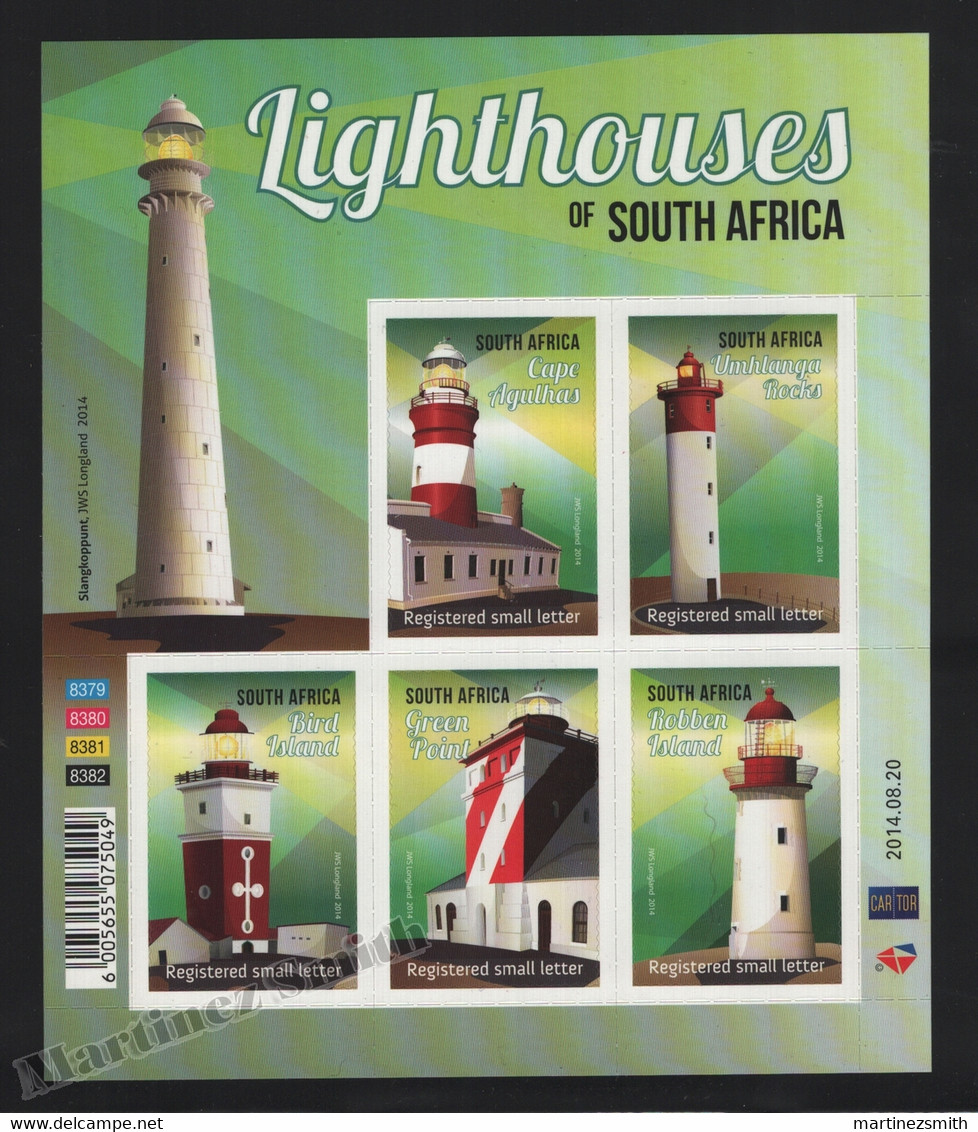 Afrique Du Sud - South Africa 2014 Yvert 1833-37, Lighthouses - MNH - Unused Stamps