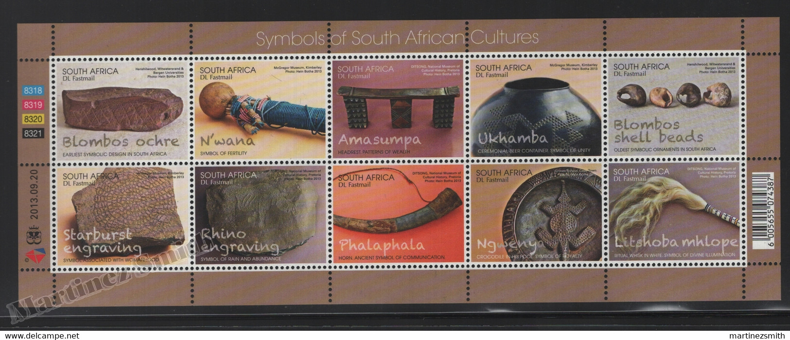 Afrique Du Sud - South Africa 2013 Yvert 1755-64, Symbols Of South African Culture - MNH - Ongebruikt