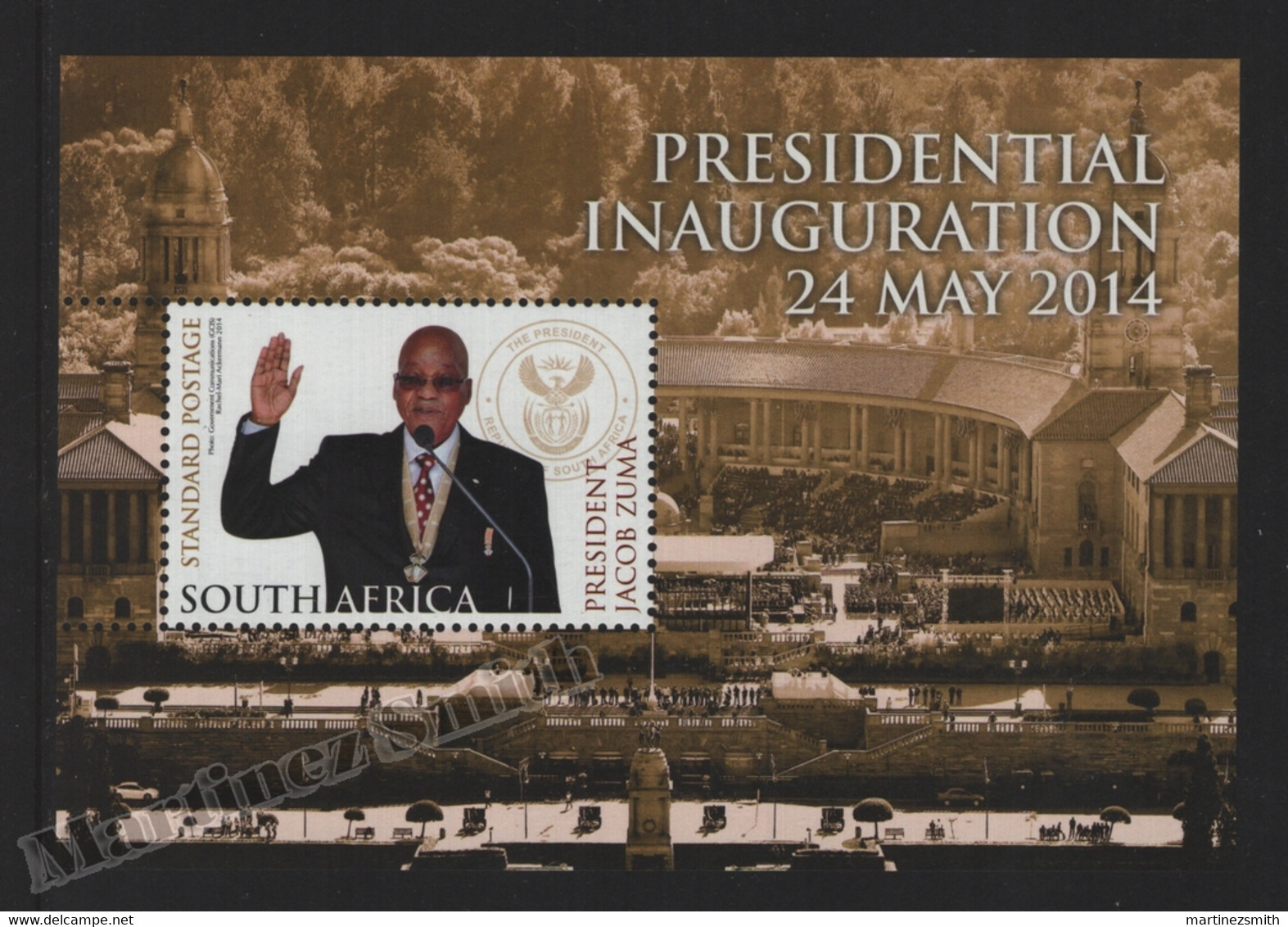 Afrique Du Sud - South Africa 2014 Yvert BF 144, Presidential Inauguration, Jacob Gedleyihlekisa - MNH - Blocs-feuillets