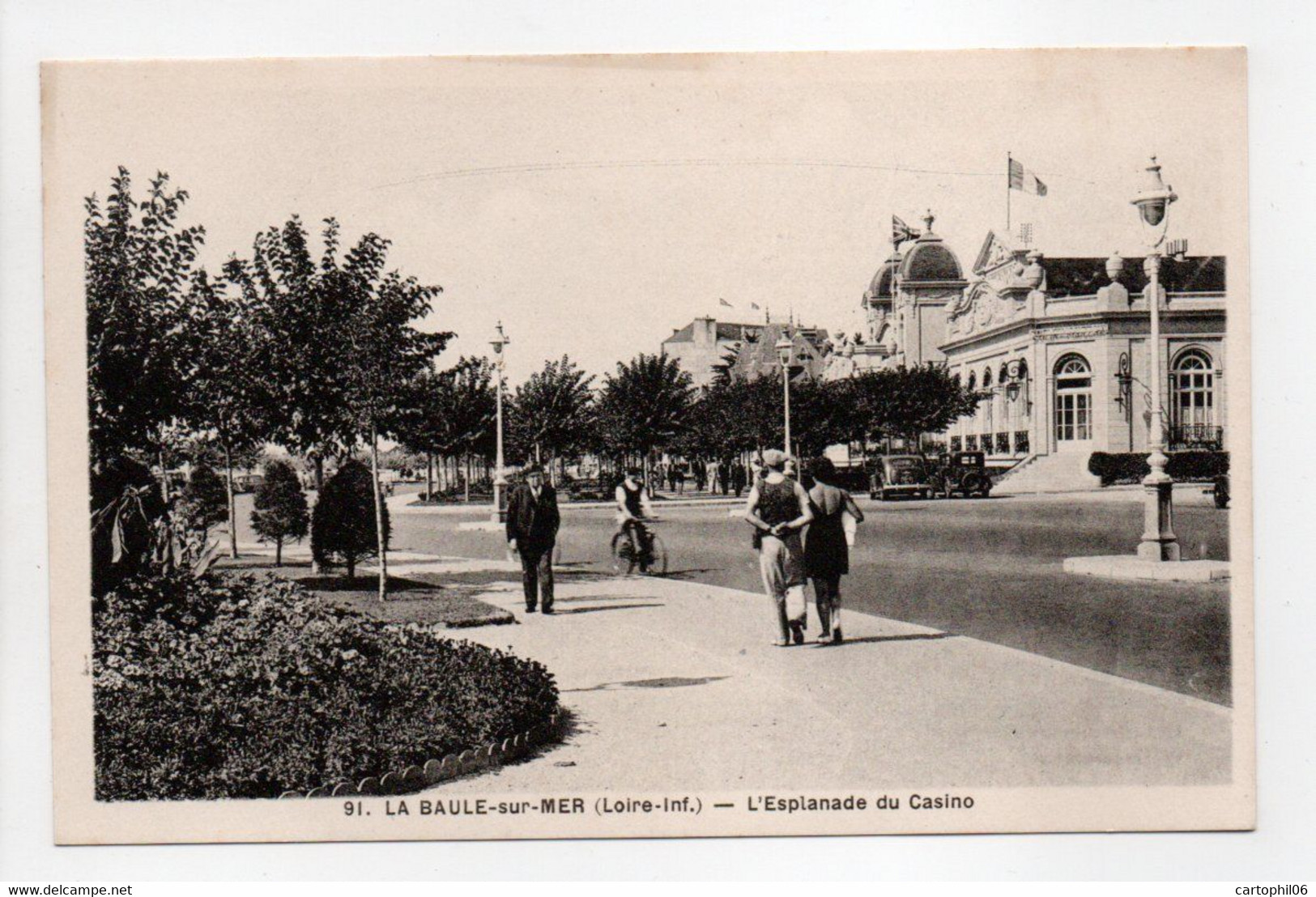 - CPA LA BAULE-SUR-MER (44) - L'Esplanade Du Casino - Edition Chapeau N° 91 - - La Baule-Escoublac