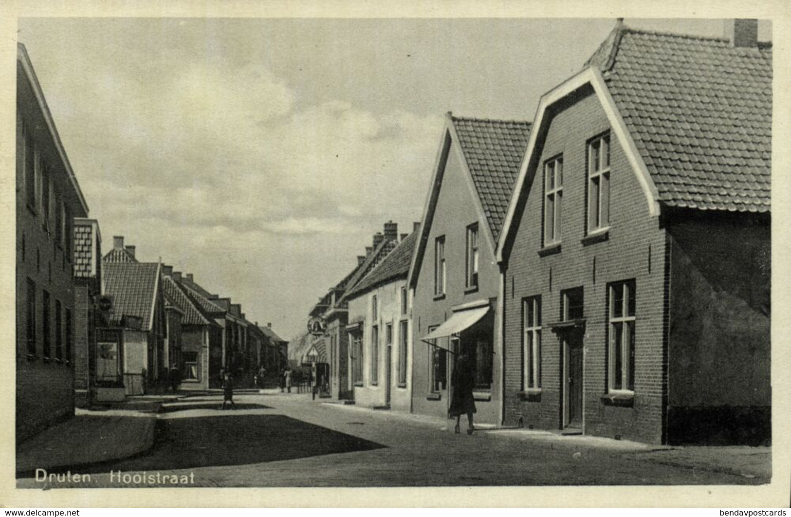 Nederland, DRUTEN, Hooistraat (1930s) Ansichtkaart - Druten