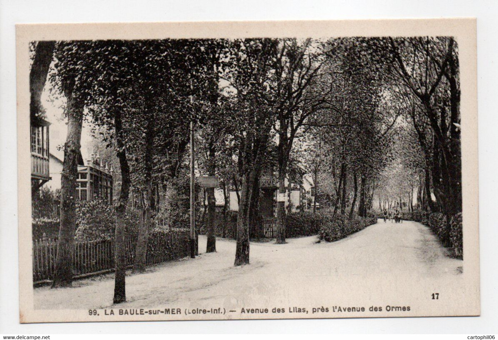 - CPA LA BAULE-SUR-MER (44) - Avenue Des Lilas, Près L'Avenue Des Ormes - Edition Chapeau N° 99 - - La Baule-Escoublac