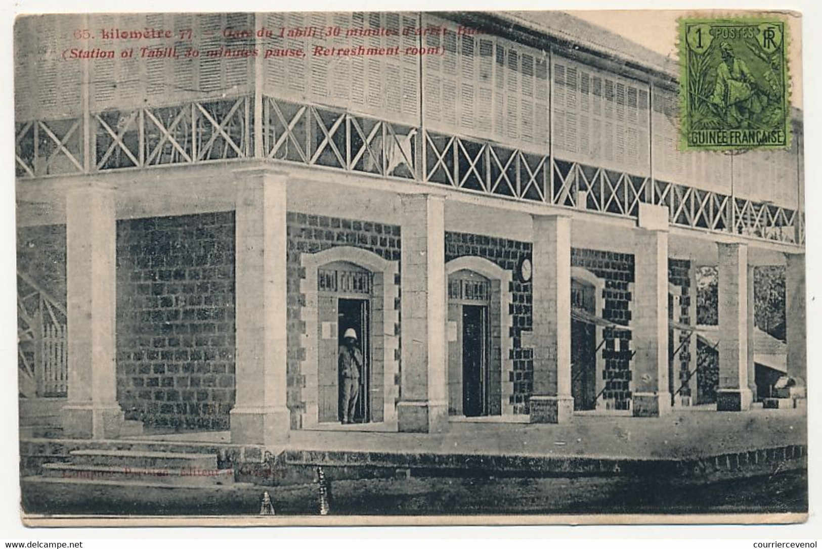 CPA - GUINÉE - KINDIA - Kilometre 7 - Gare Du Tabili - Französisch-Guinea