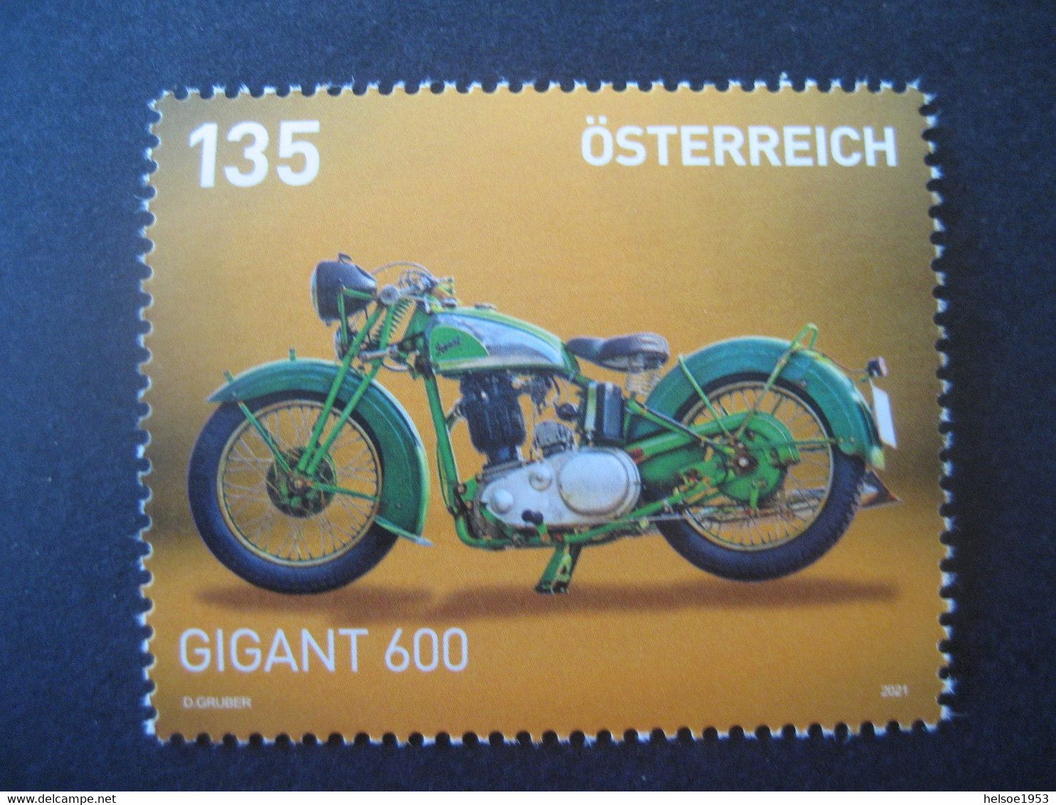 Österreich 2021- Sondermarke Serie: Motorräder - Gigant 600 **ungebraucht - Nuevos