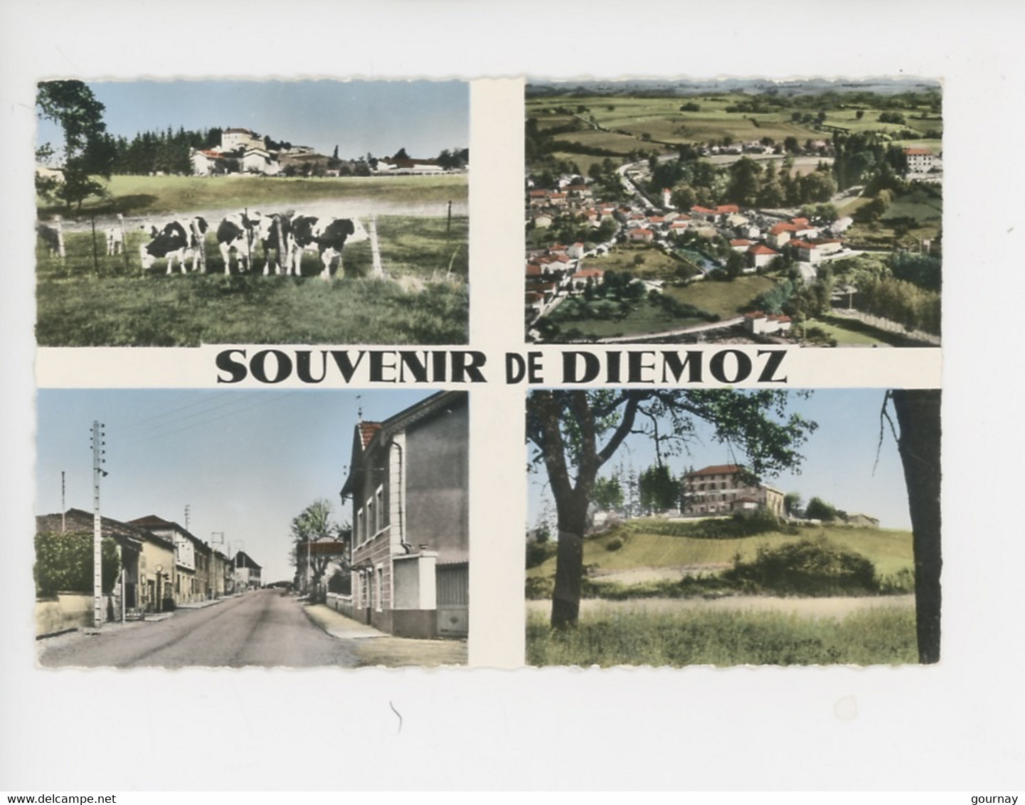 Souvenir De Diemoz (isere) Multivues N°25484 - Diémoz