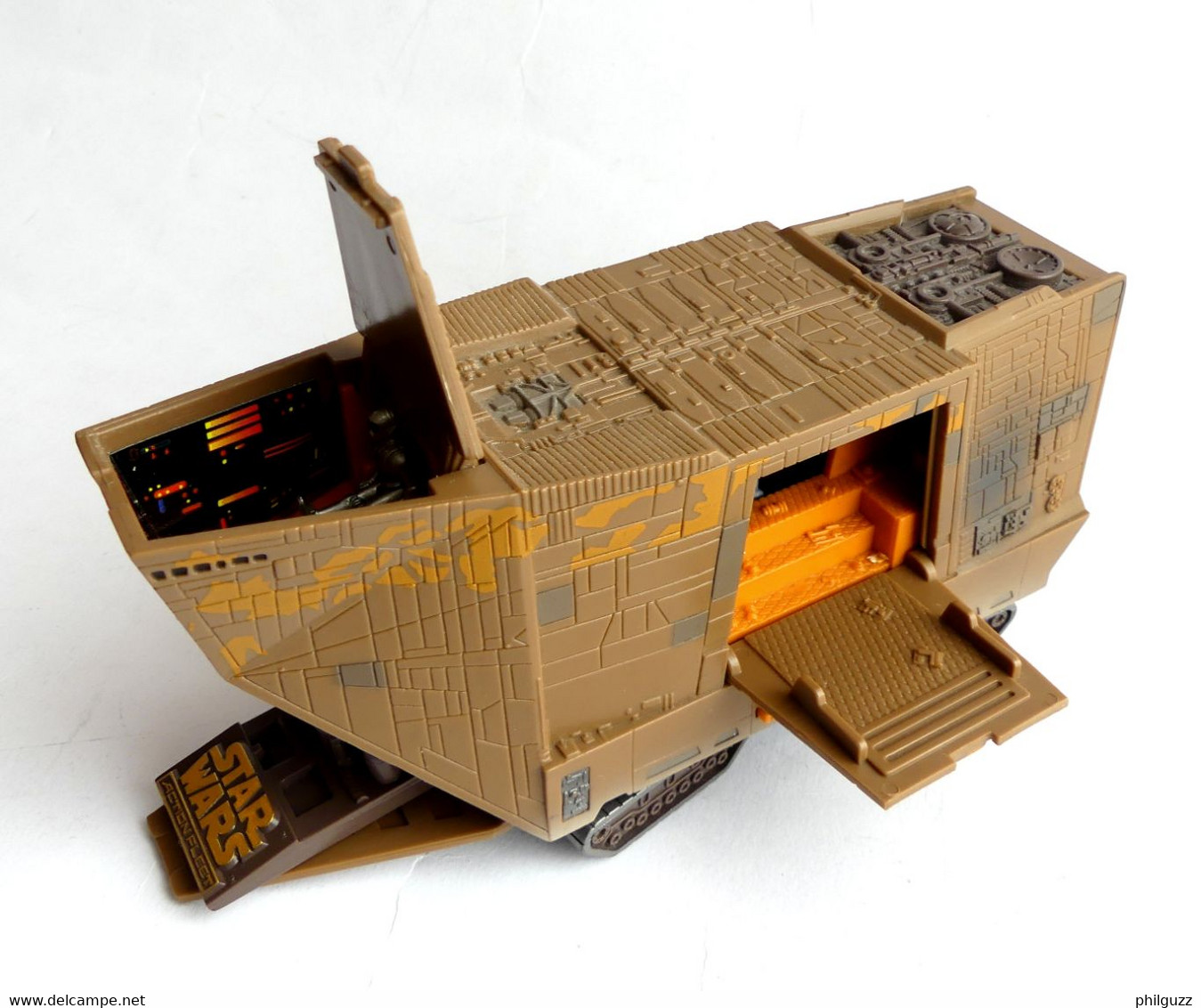 FIGURINE VAISSEAU MICRO MACHINE MICROMACHINES STAR WARS ACTION FLEET SANDCRAWLER 1-164è 1995 - Andere & Zonder Classificatie