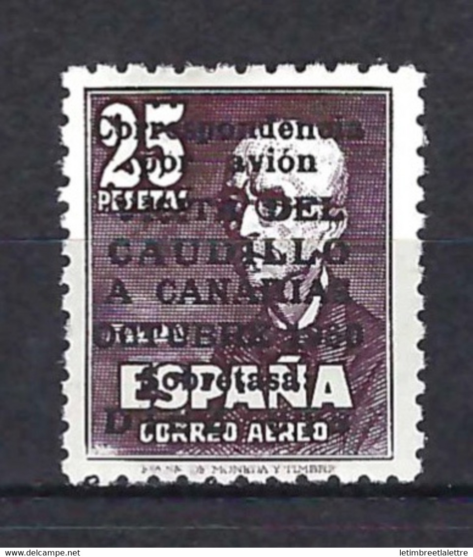 ⭐ Espagne - Poste Aérienne - YT N° 246 * - Neuf Avec Charnière - 1951 ⭐ - Unused Stamps