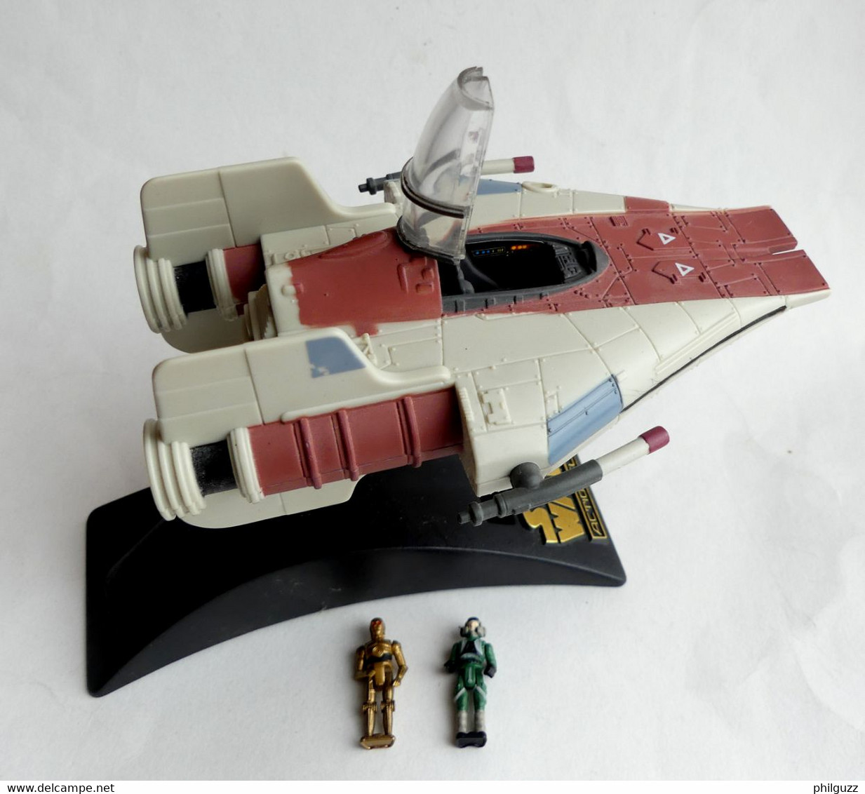 FIGURINE VAISSEAU MICRO MACHINE MICROMACHINES STAR WARS ACTION FLEET A-WING FIGHTER 1-72è 1995 - Autres & Non Classés