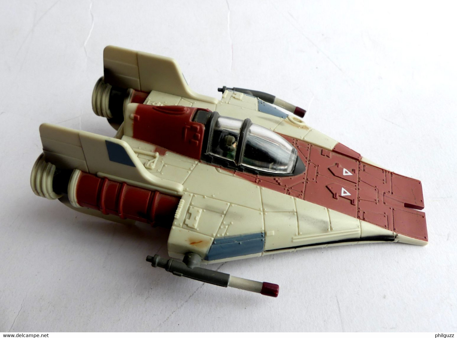 FIGURINE VAISSEAU MICRO MACHINE MICROMACHINES STAR WARS ACTION FLEET A-WING FIGHTER COMBATS  1-72è 1995 - Other & Unclassified