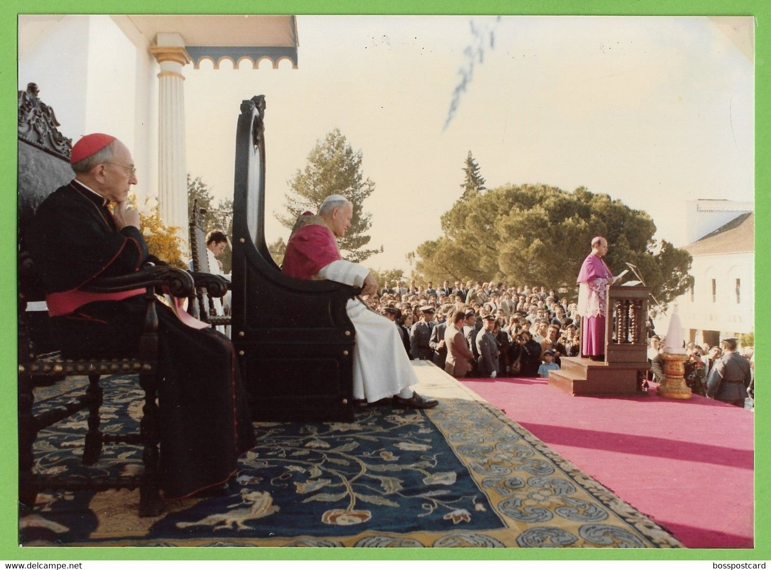 Vila Viçosa - REAL PHOTO - Visita Do Papa João Paulo II Em 14-05-1982 - Igreja República - Pope. Évora. Portugal. - Evora